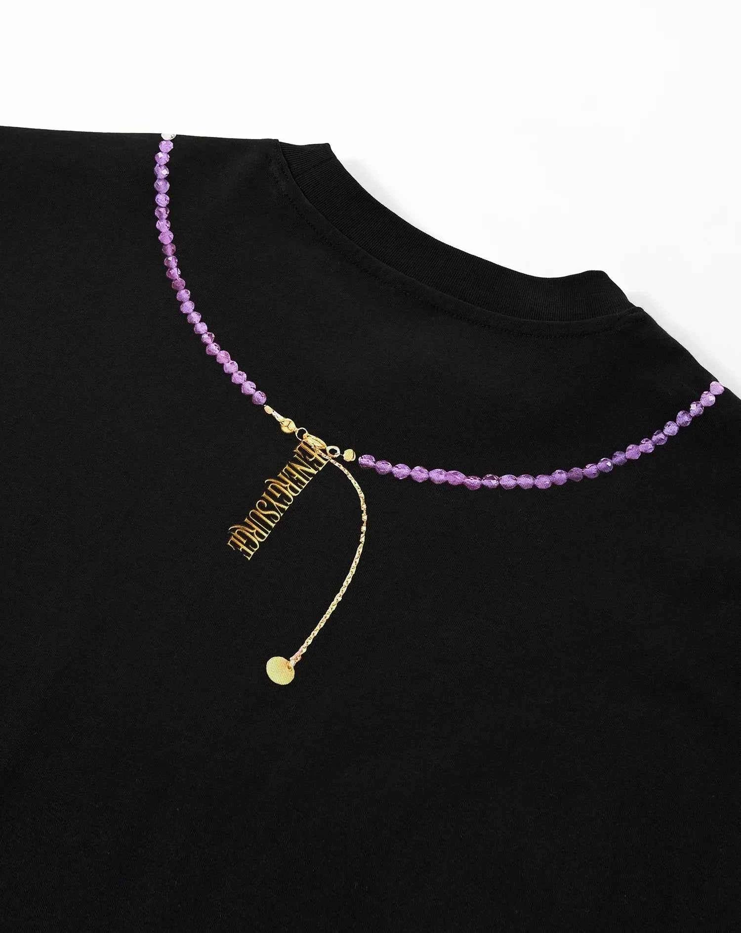 Lucky Gourd Embroidered Long Sleeve T-Shirt