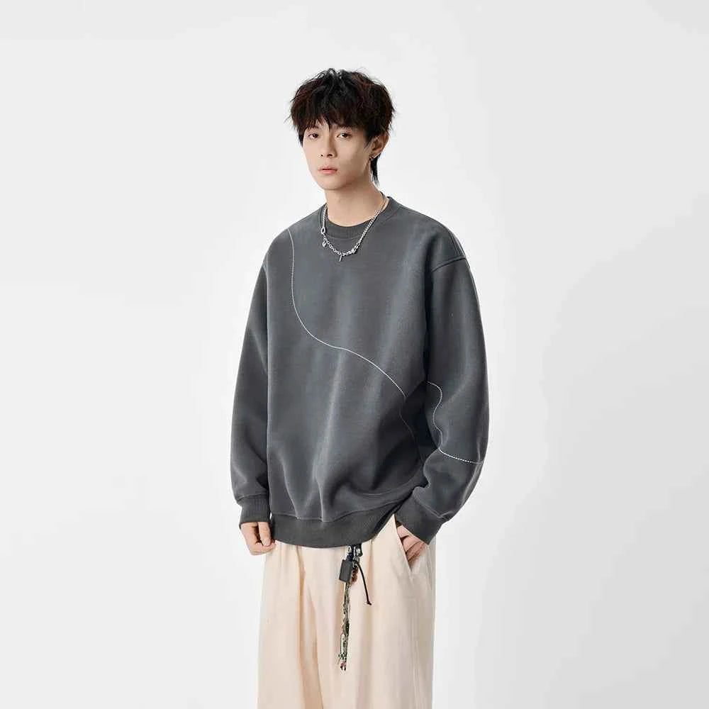 Y2K Cozy Embroidered Long Sleeve Sweatshirt