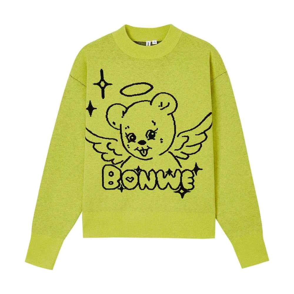 Women Stylish Cozy Jacquard Sweater