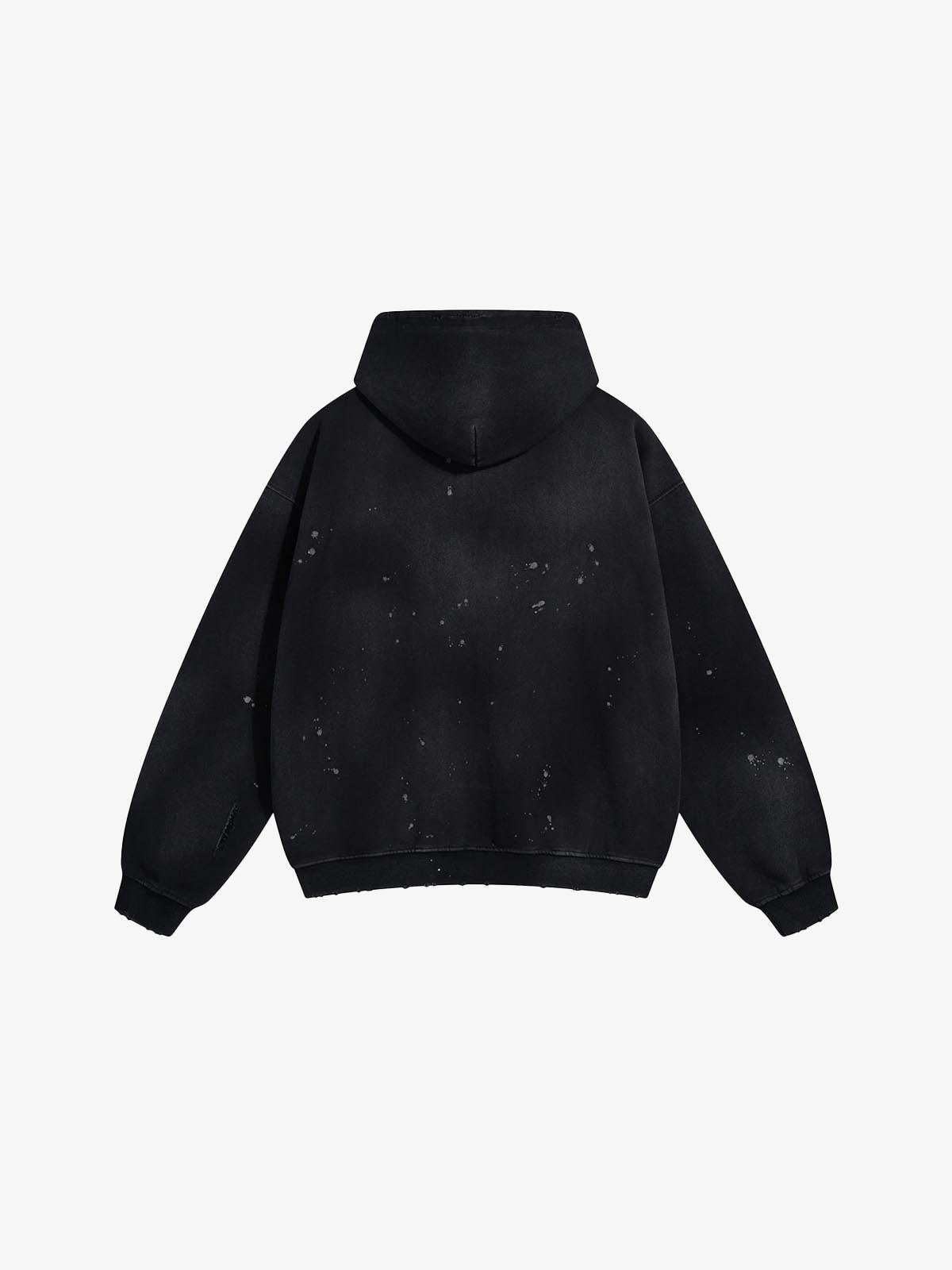 Iso Splash Abstract Oversized Pullover Hoodie
