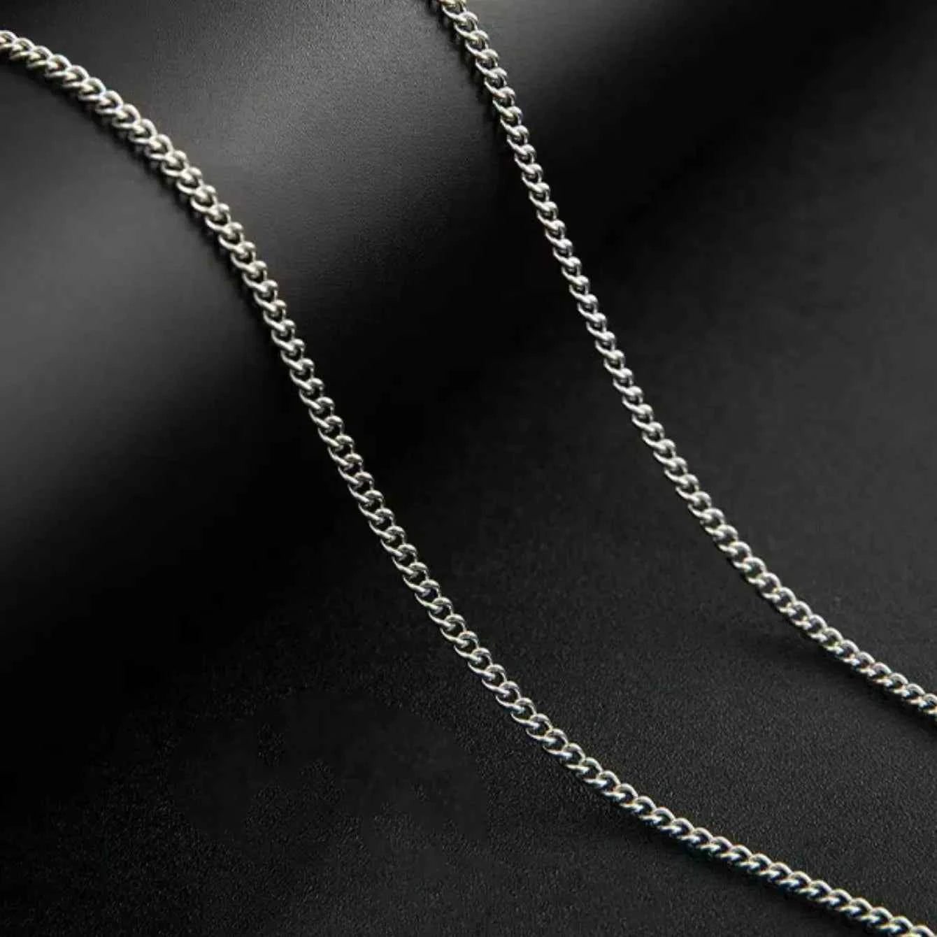 Men Stainless Steel Cuban Chain Necklace