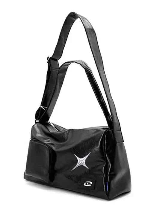 Luxury Black Aesthetic Leather Hand Bag
