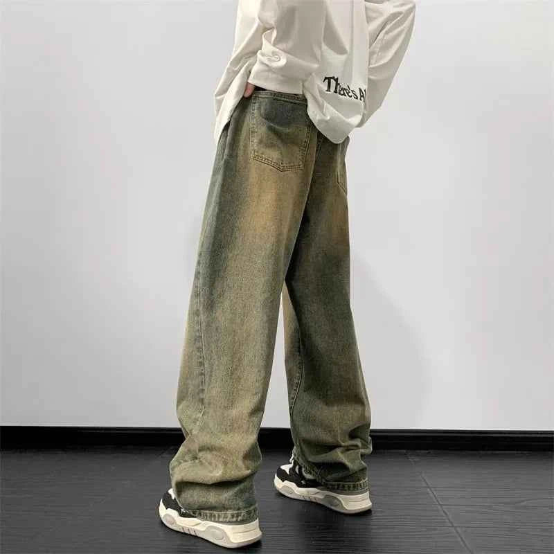 Vintage Loose Fit Hip Hop Denim Jeans