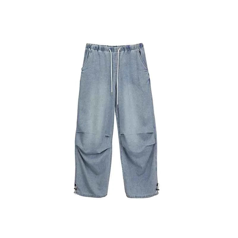 Blue Loose Hip Hop Dance Pants