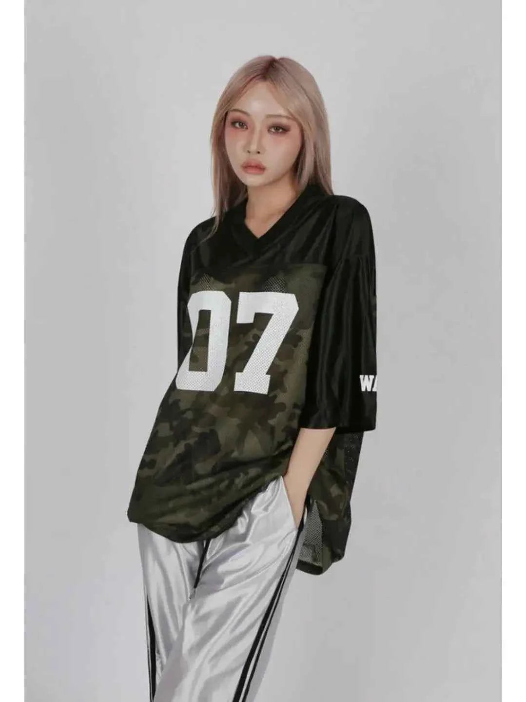 Women Stylish Hip Hop Loose Jersey T-Shirt