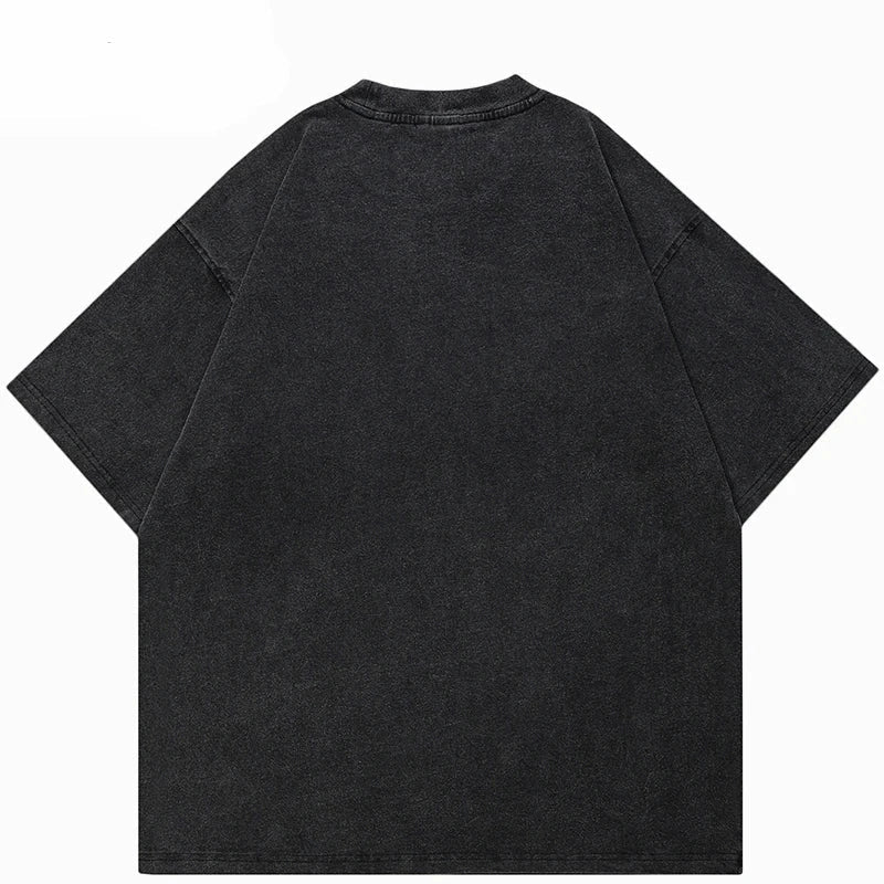 Coal Black Strawberry Stuffed Bear Visual T-Shirt