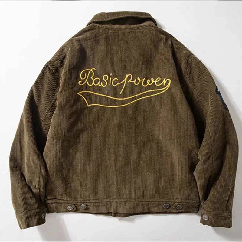Winter Cotton Corduroy Retro Clip Jacket
