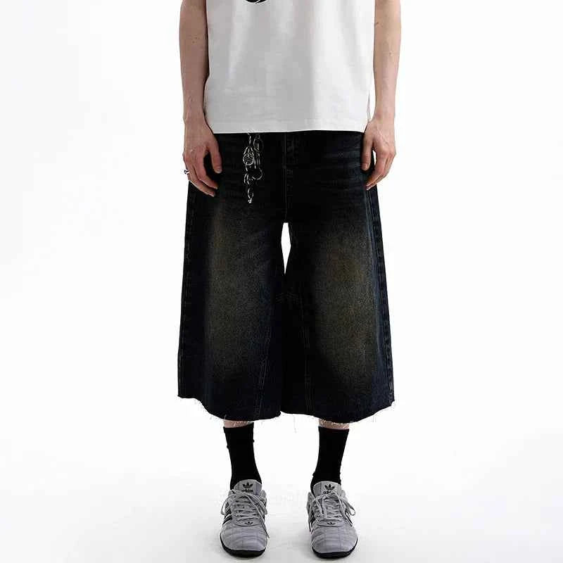 Vintage Washed Soft Touch Straight Denim Jeans