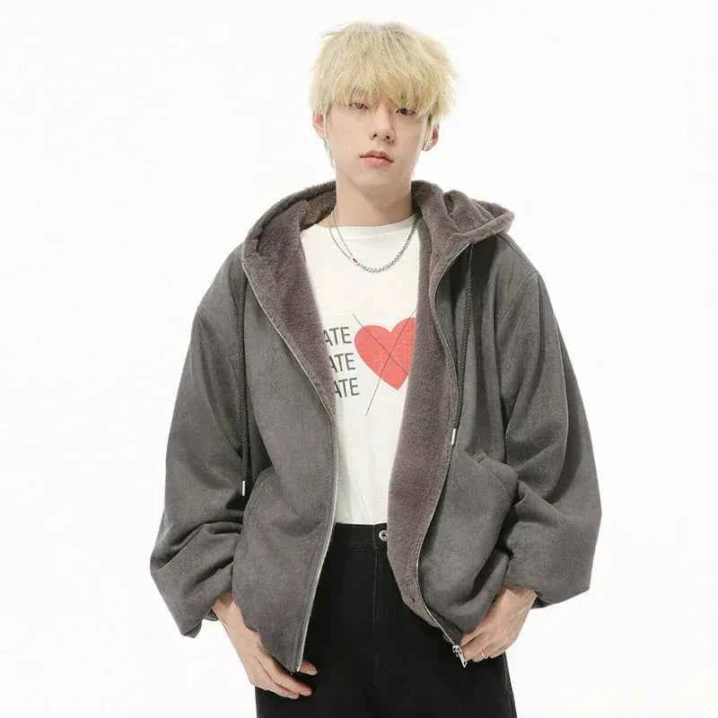 Zip Up Hoodie Overtailled Casual