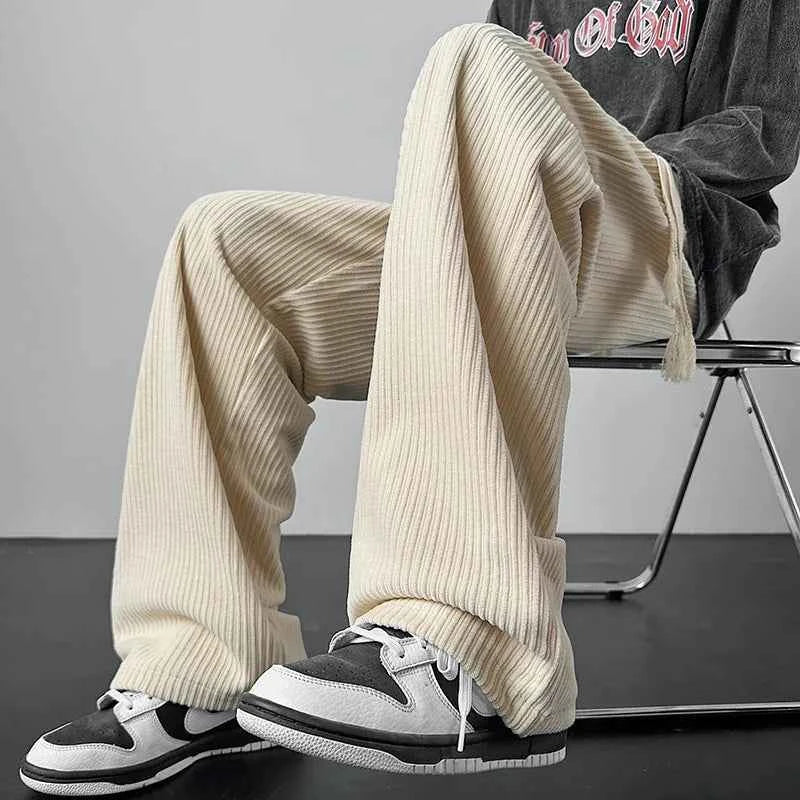 Stylish Cozy Thick Wide Leg Winter Sweatpants