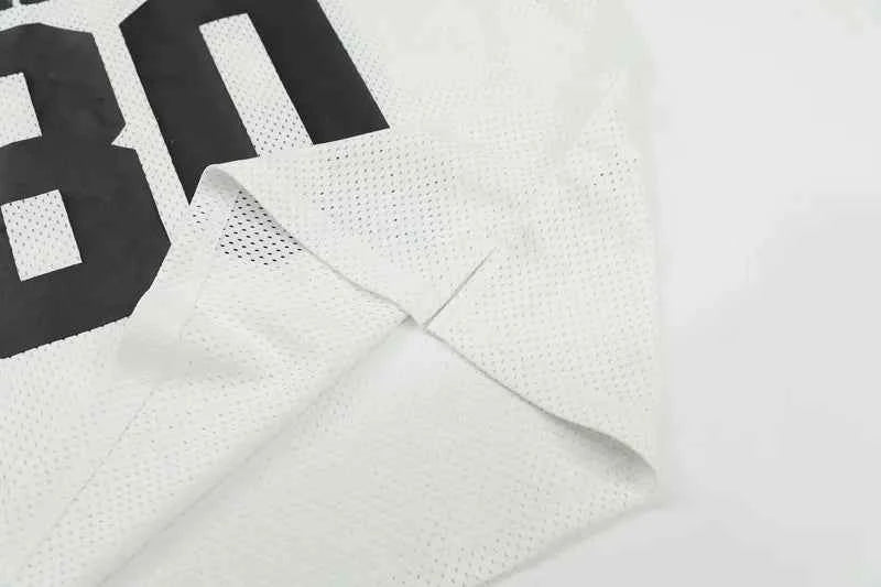 Breathable Patchwork Mesh V-Neck Collar Jersey T-Shirt