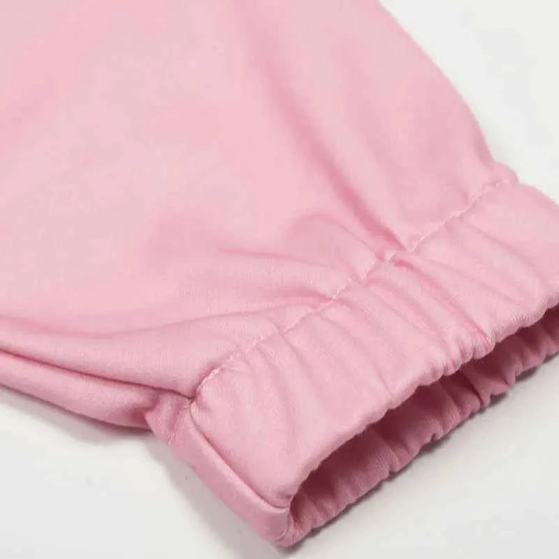 Pink Mesh Jersey Patchwork Long Sleeve Sport T-Shirt