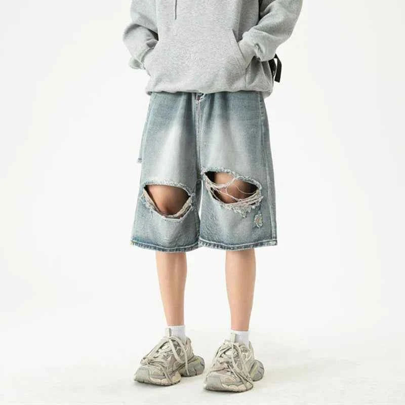 Cozy Stylish Korean Style Denim Short
