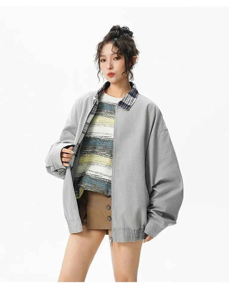 Autumn Detroit Canvas Pure Cotton Jacket