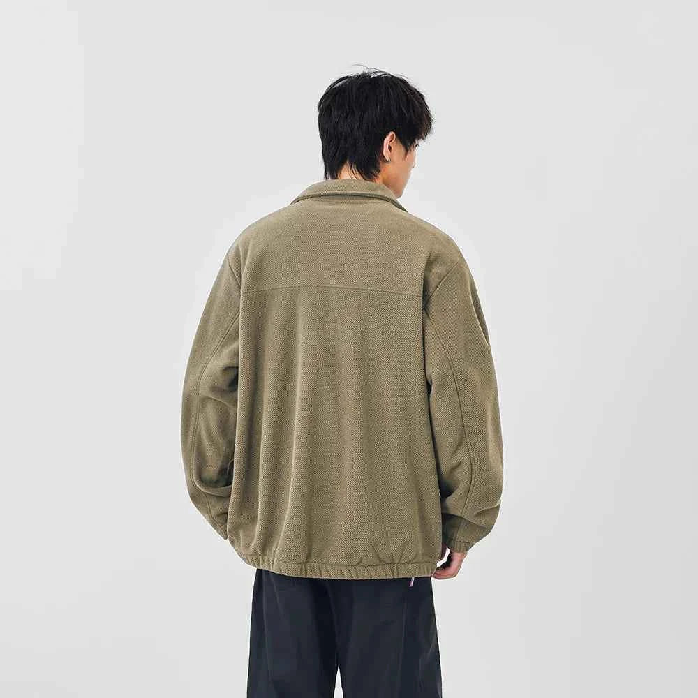 Warm Comfortable Casual Full Zip Fleece Jacket
