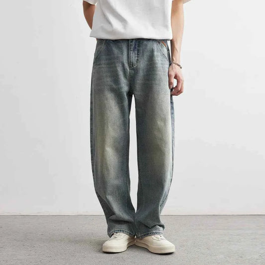 Men's Casual Retro Japanese Summer Loose Jeans