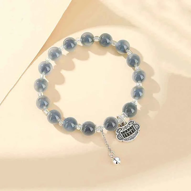 Agate Heart Tibetan Silver Bracelet