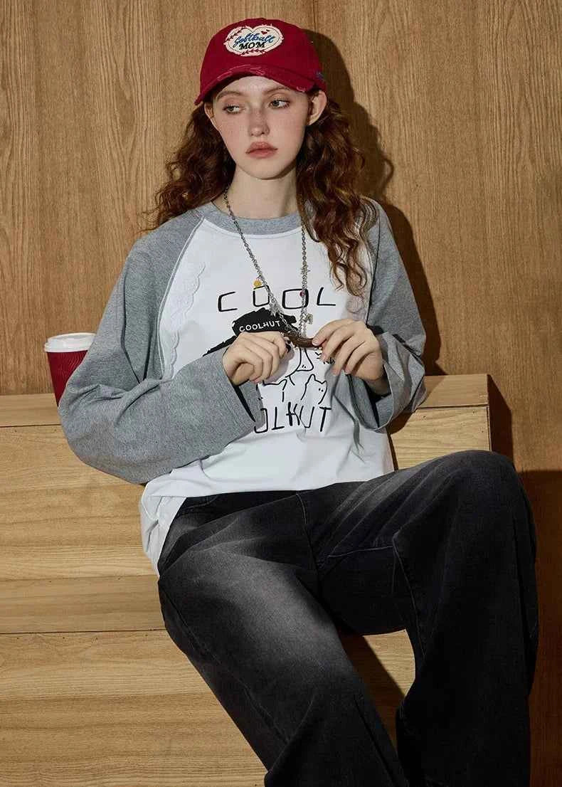 Sweet Y2K Graphic Long Sleeve T-Shirt