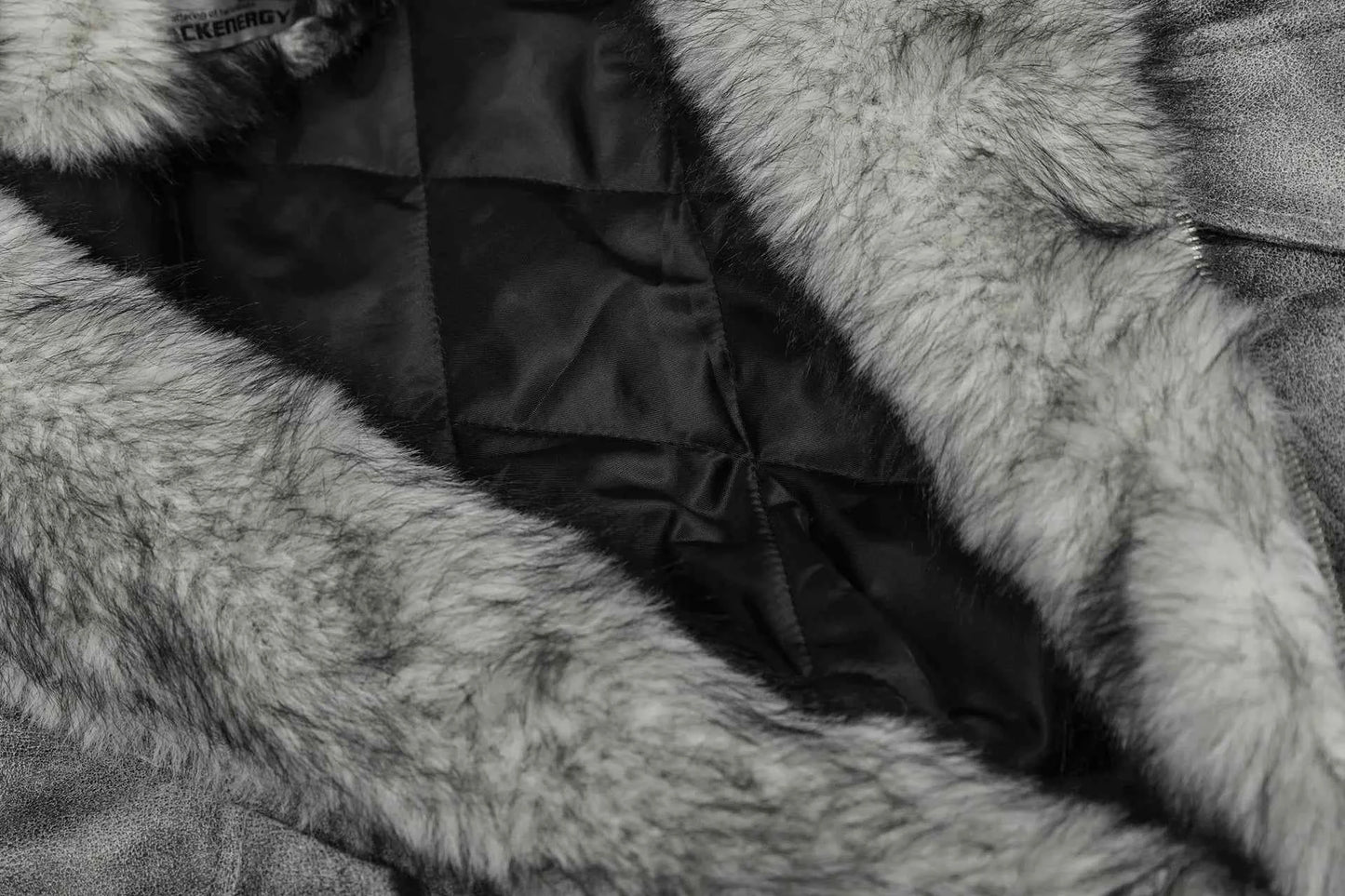 Durable Thick Parkas Fur Collar Hooded Jacket