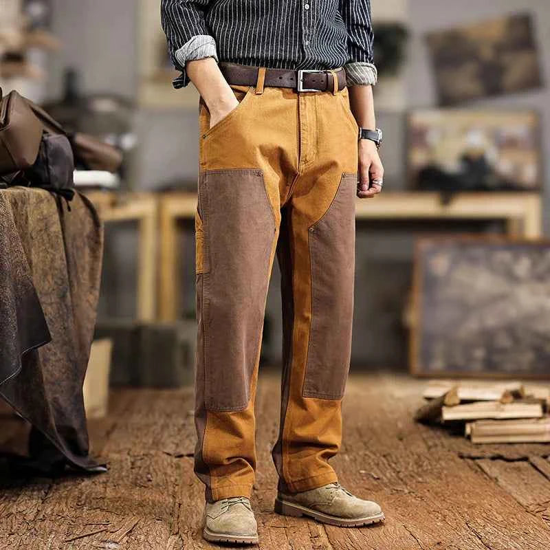 High End American Style Tide Functional Jeans