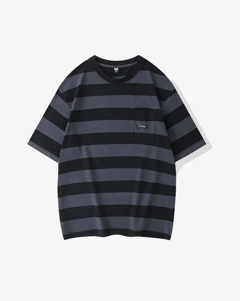 Saturday Striped Cotton T-Shirt