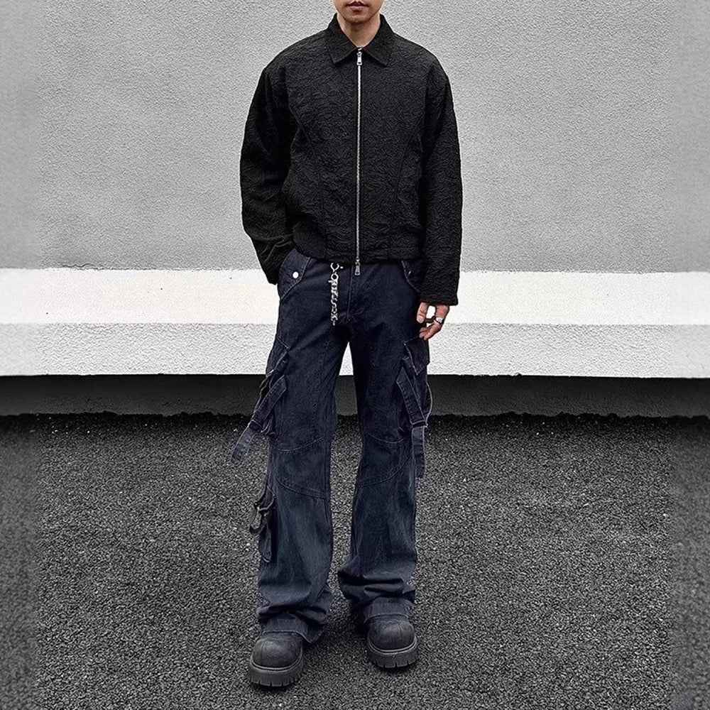 American Style Retro Trend Slim Baggy Jeans
