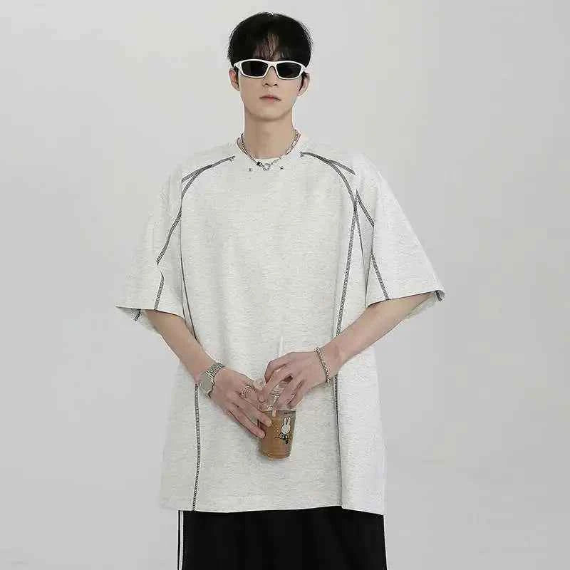 Stylish Loose Stripe Printed Short Sleeve T-Shirt