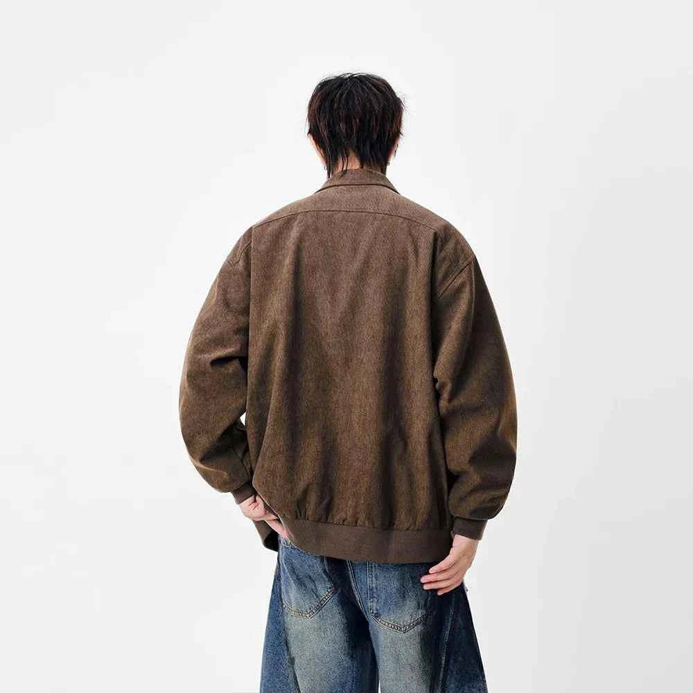 Signature Textured Stand-Up Collar Jacket