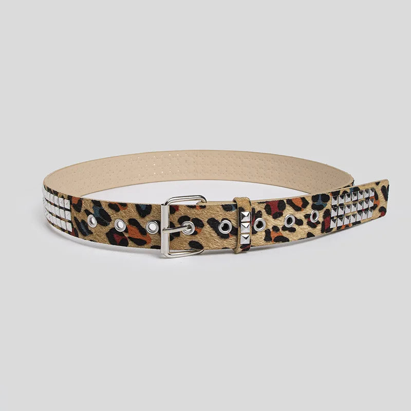 Punk Pink Fur Belt
