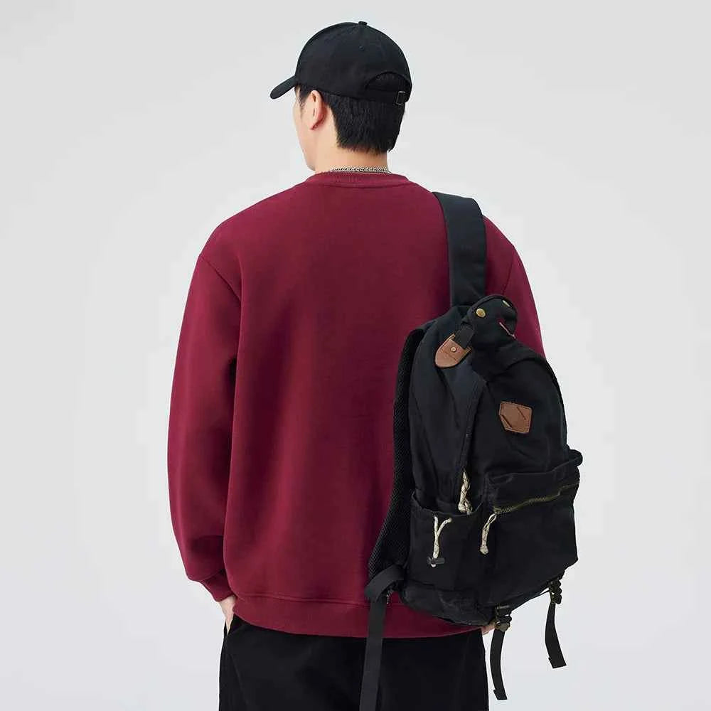 Soft Comfortable Casual Henley Neck Sweatshirt