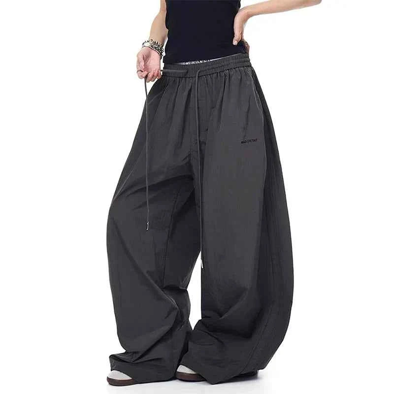 Cozy Oversized Goth Parachute Dance Wide Leg Jogger