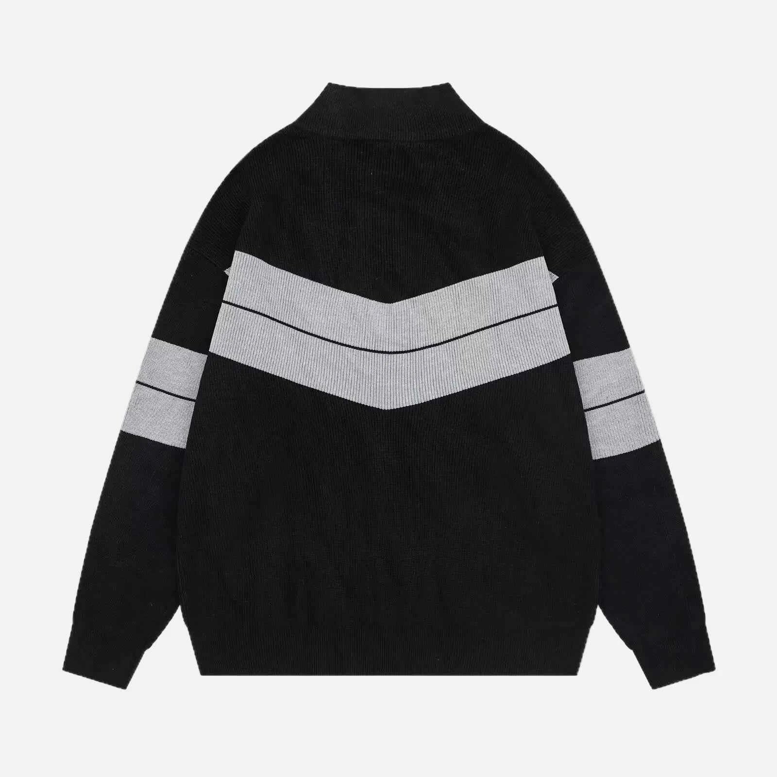 Cozy Korean Style Zip-Up Knit Cardigan