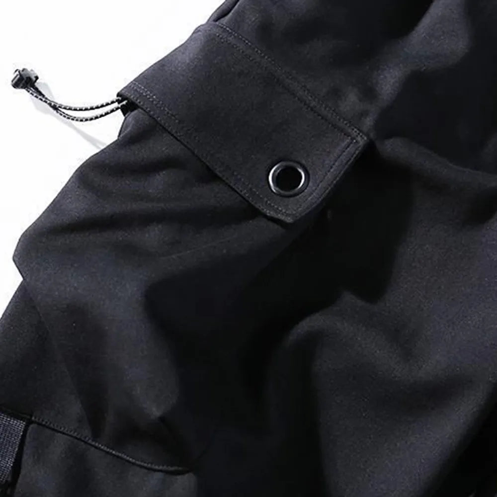 Harem Shadow Tone Ankle Rib Pants