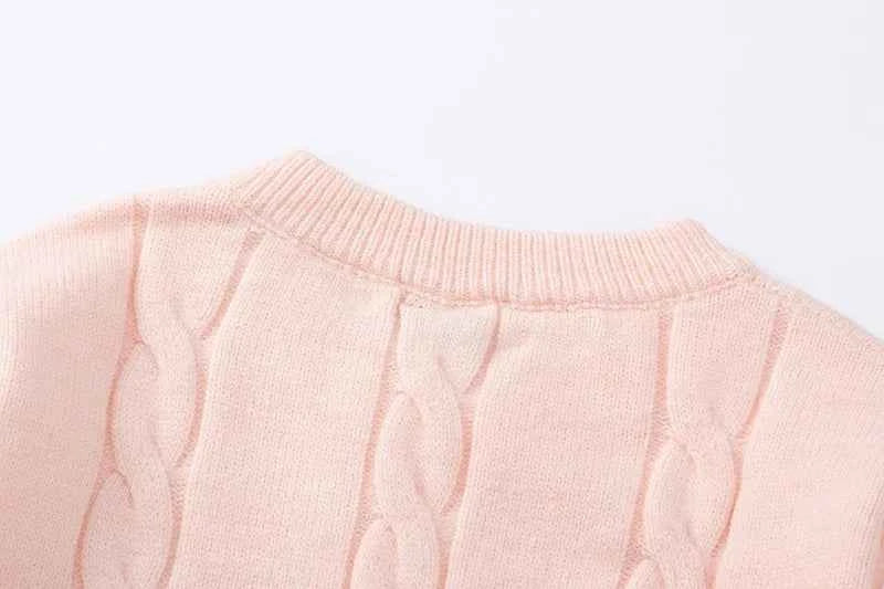 Y2K Colorful Gradient Cable Knit Sweater