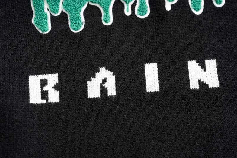 Durable Embroidered Knitted Letter Casual Sweater