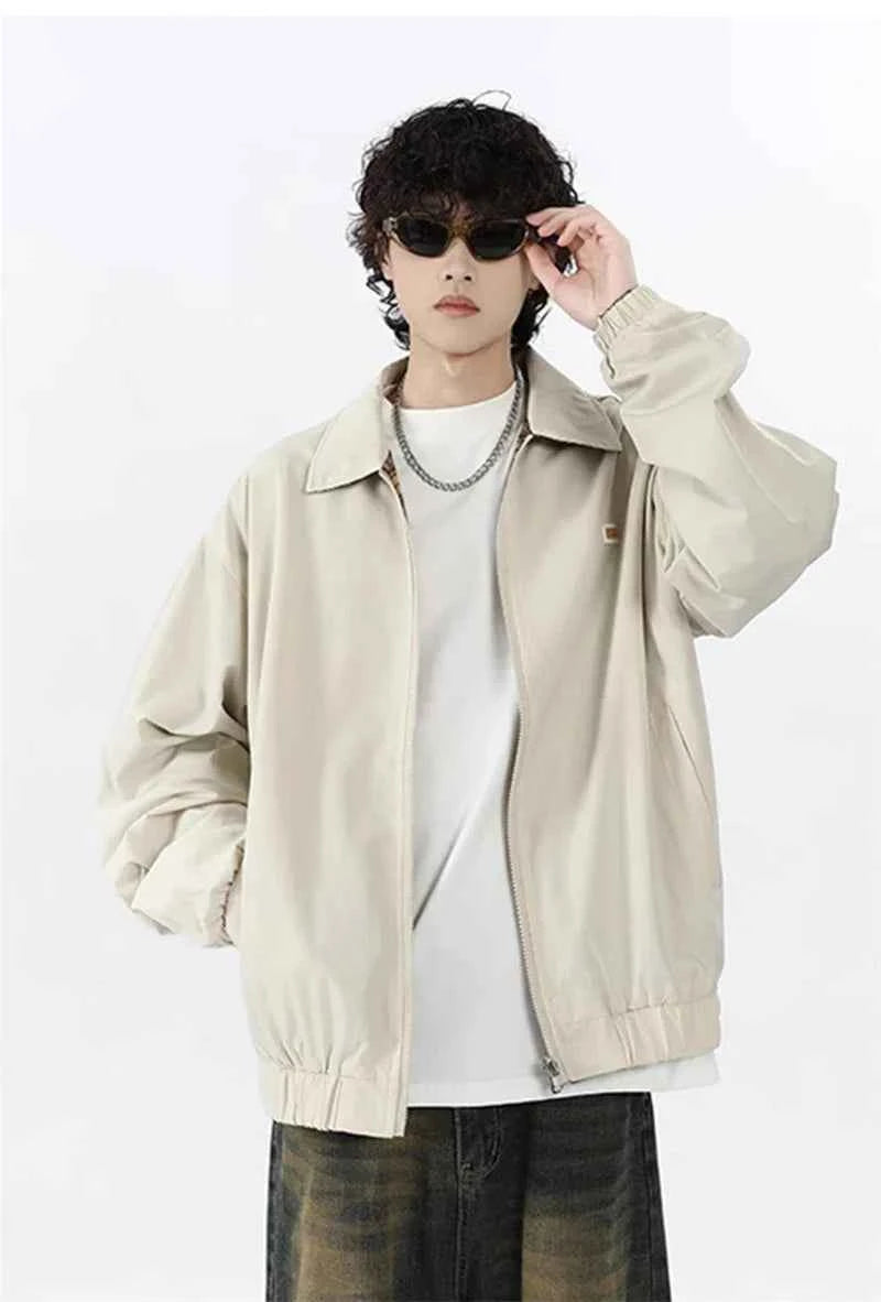 Casual Reversible Vintage Plaid Winter Jacket