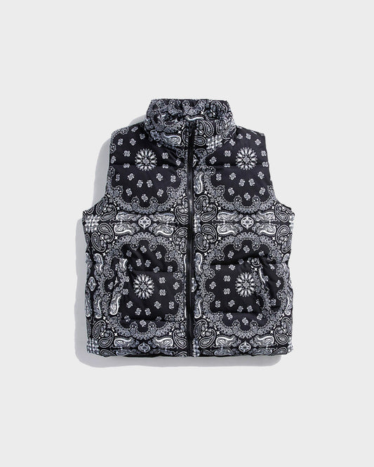Paisley Padded Gilet