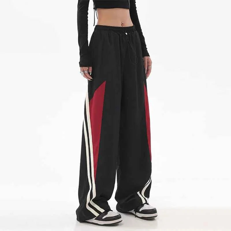 Striped Vintage Hip Hop Jogging Sweatpants