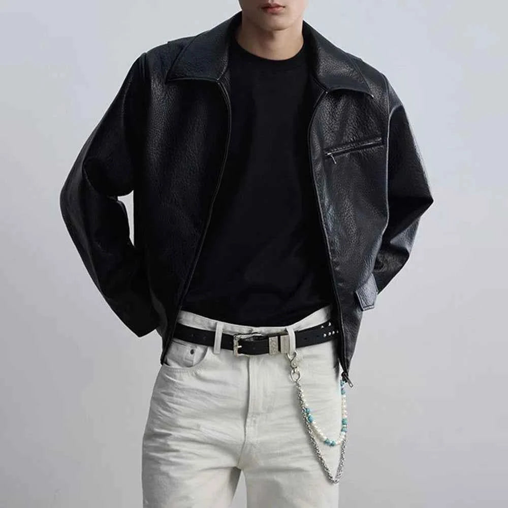 Muse Spring Slim Fit Motorcycle Leather Jacket