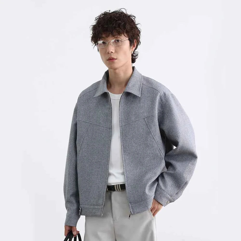 Men Patchwork Loose Vintage Casual Retro Jacket