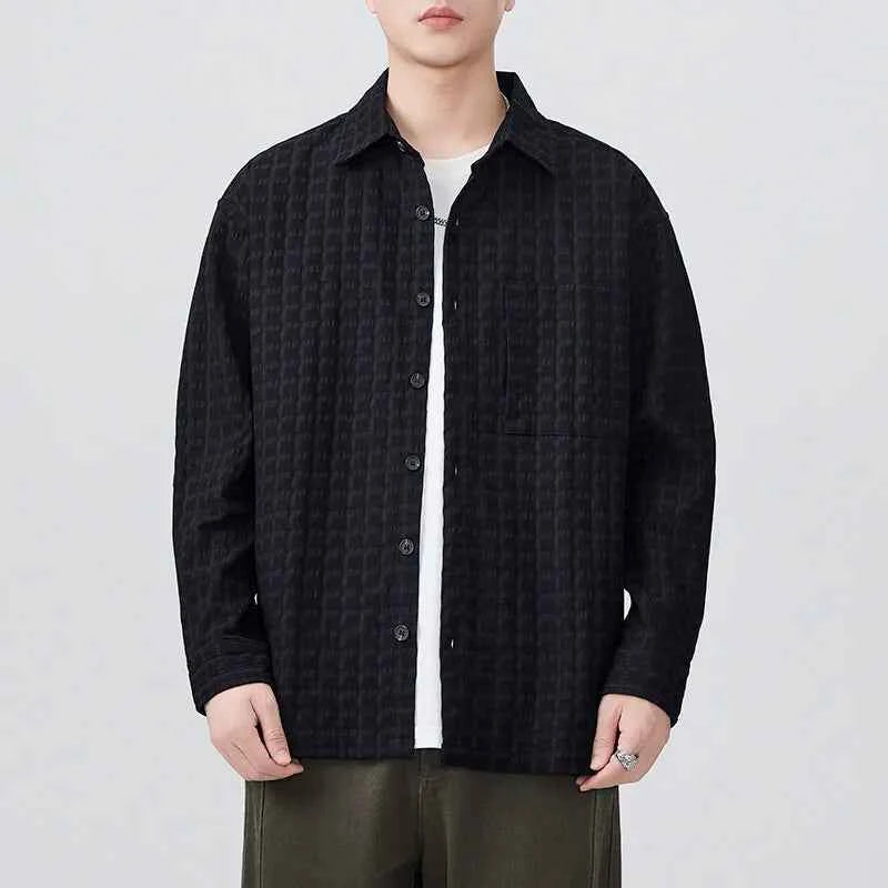 Classic Versatile Casual Loose Checkered Shirt