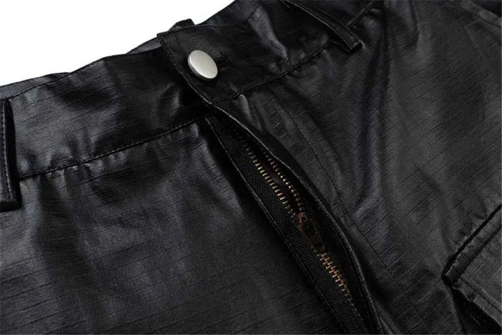 Versatile Multi-Pocket Black Tactical Cargo Short