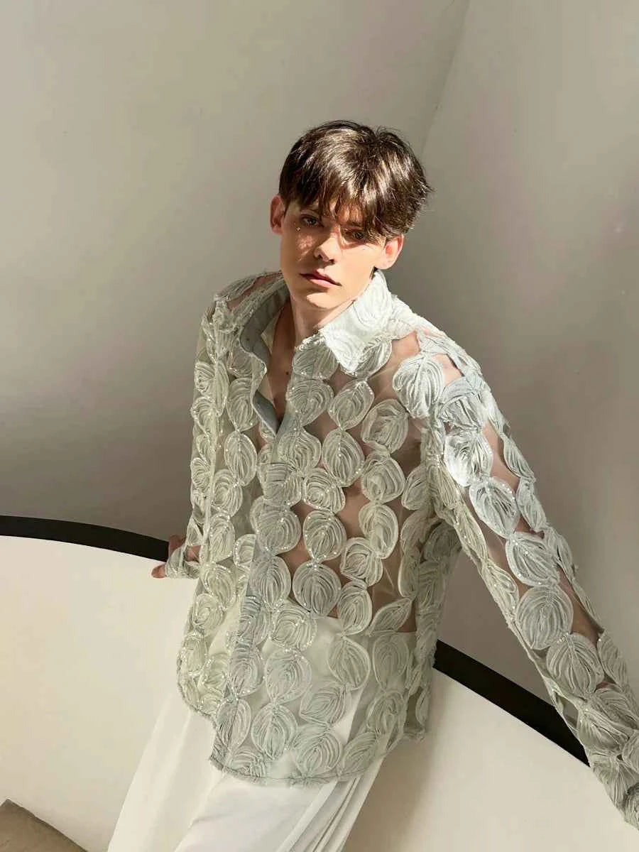 Stylish Breathable Long Sleeve Lapel Shirt