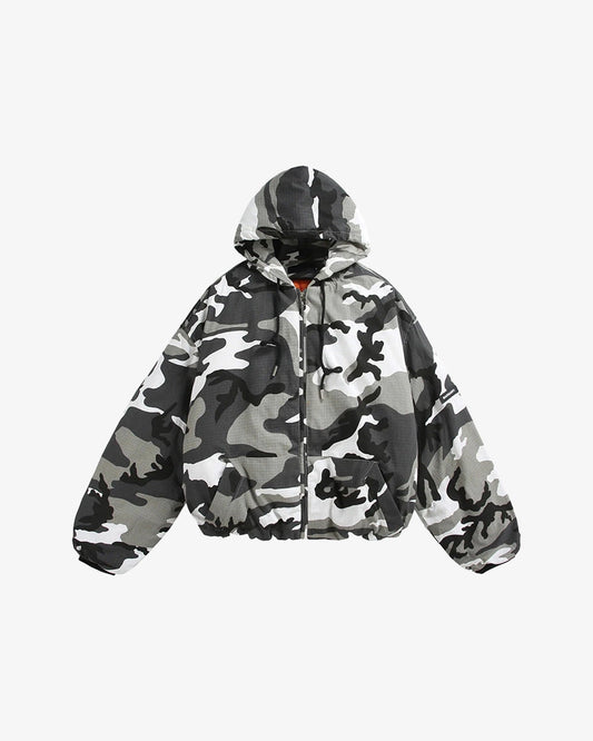 Disruptive Camouflage Elastic Waist Jacket