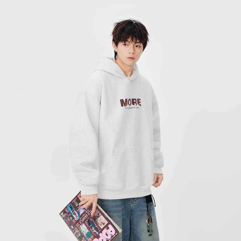 Y2K Signature Letter Print Casual Hoodie