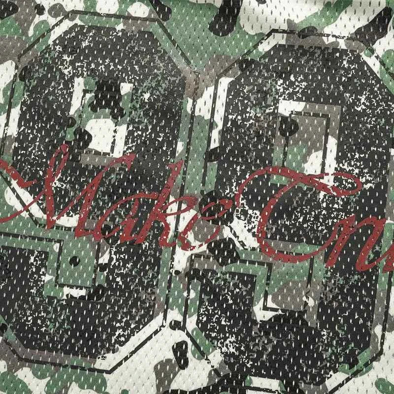Stylish Mesh Jersey Graphic Camouflage T-Shirt