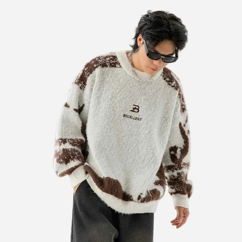 Y2K Soft Hip Hop Knitted jumper Sweater