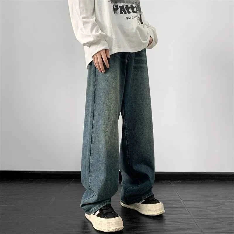 Vintage Loose Fit Hip Hop Denim Jeans