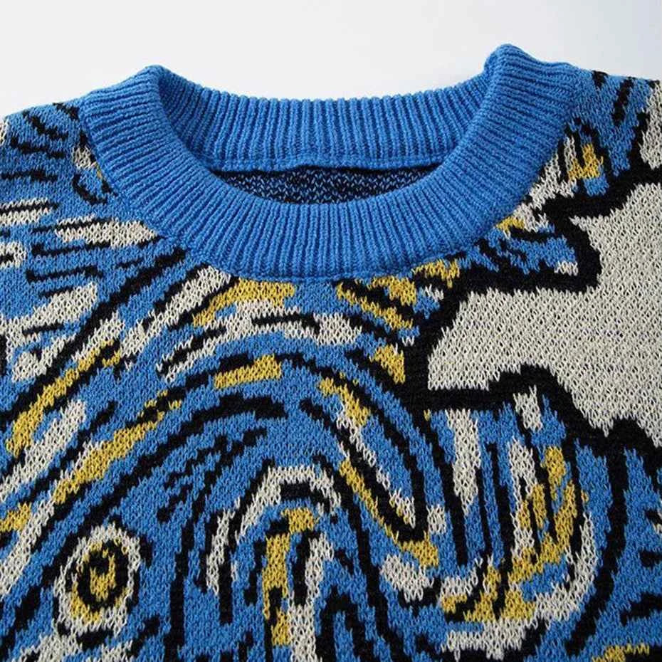 Signature Oversized Cool Long Sleeve Knit Sweater