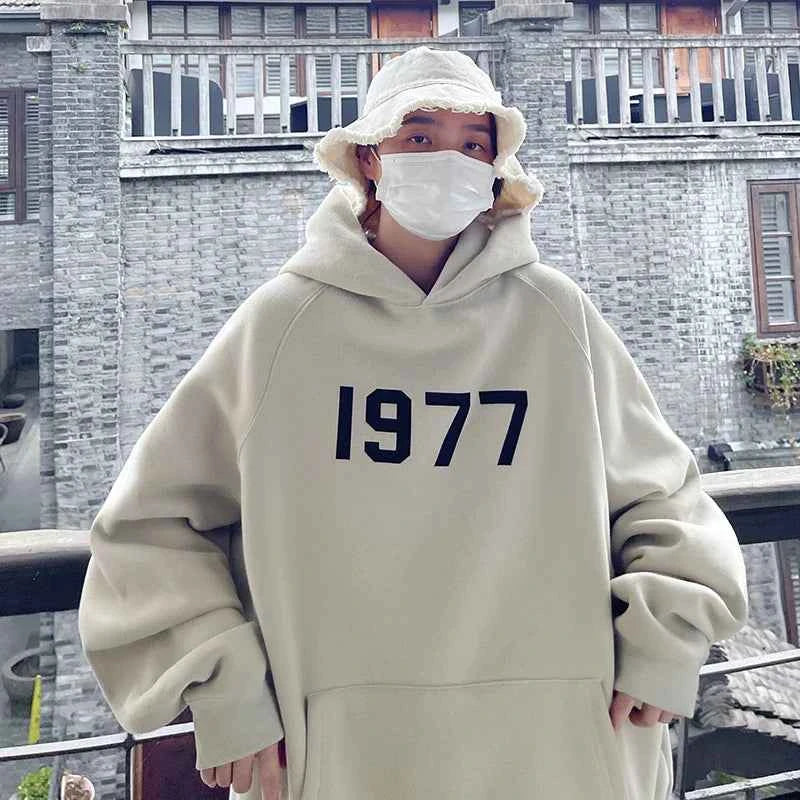 Men's Autumn Printed Loose Hoodie